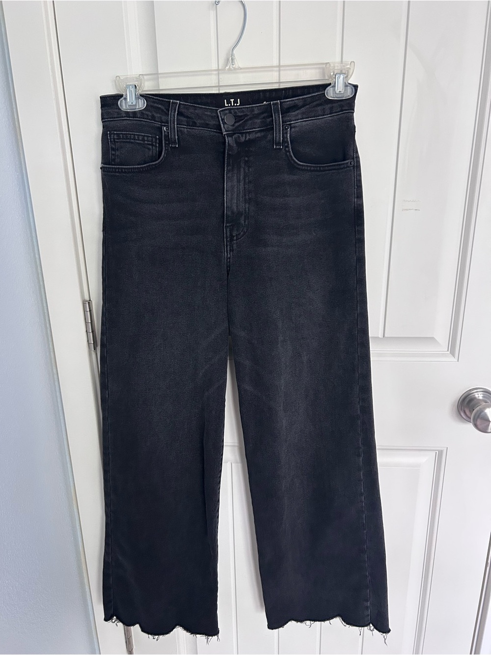 LTJ frayed edge denim